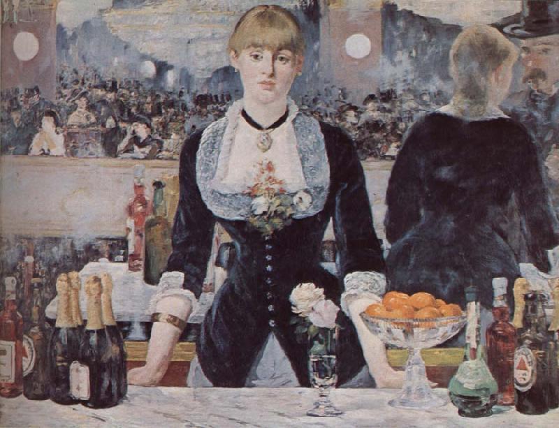Edouard Manet A bar at the folies-bergere oil painting picture